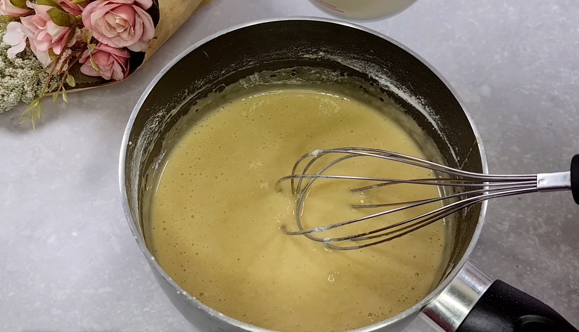 No-Bake Custard Puff Pastry Cake step 6