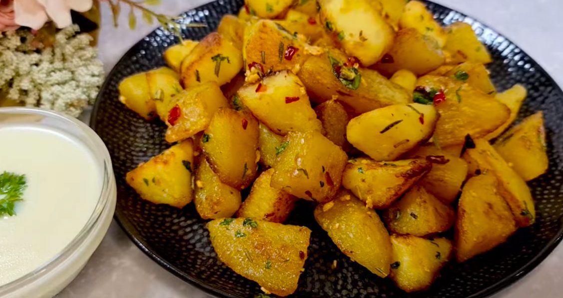 No Fry Crispy Potatoes