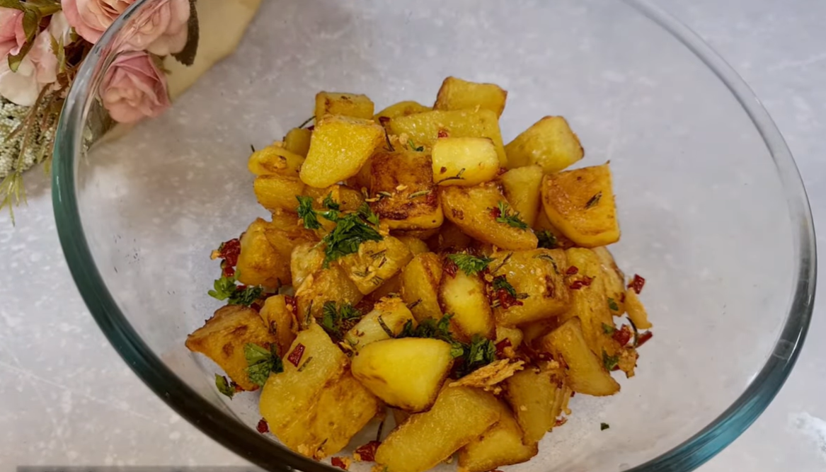 No Fry Crispy Potatoes step 12