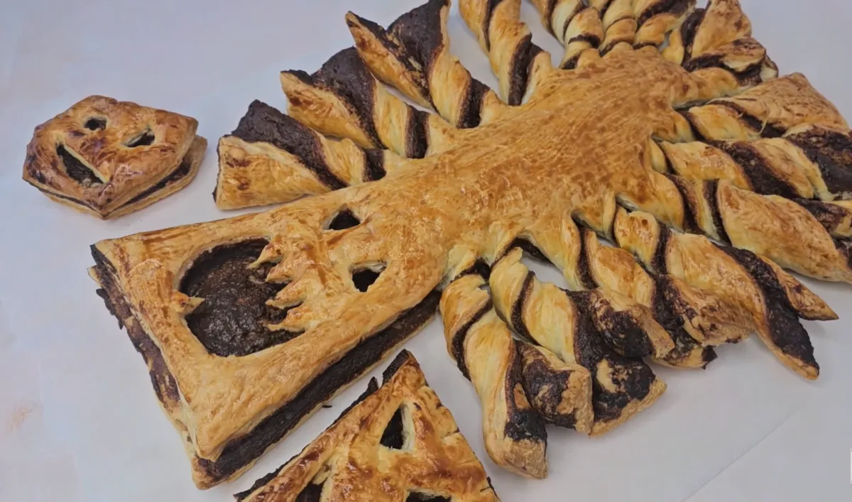 Nutella Stuffed Halloween Pastries step 11