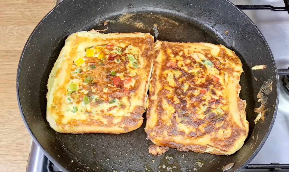 One Pan Egg Sandwich step 10