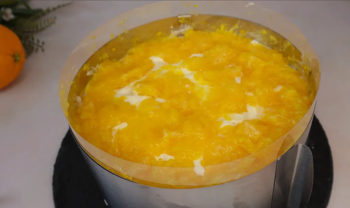 Orange Puff Pastry Cake step 17