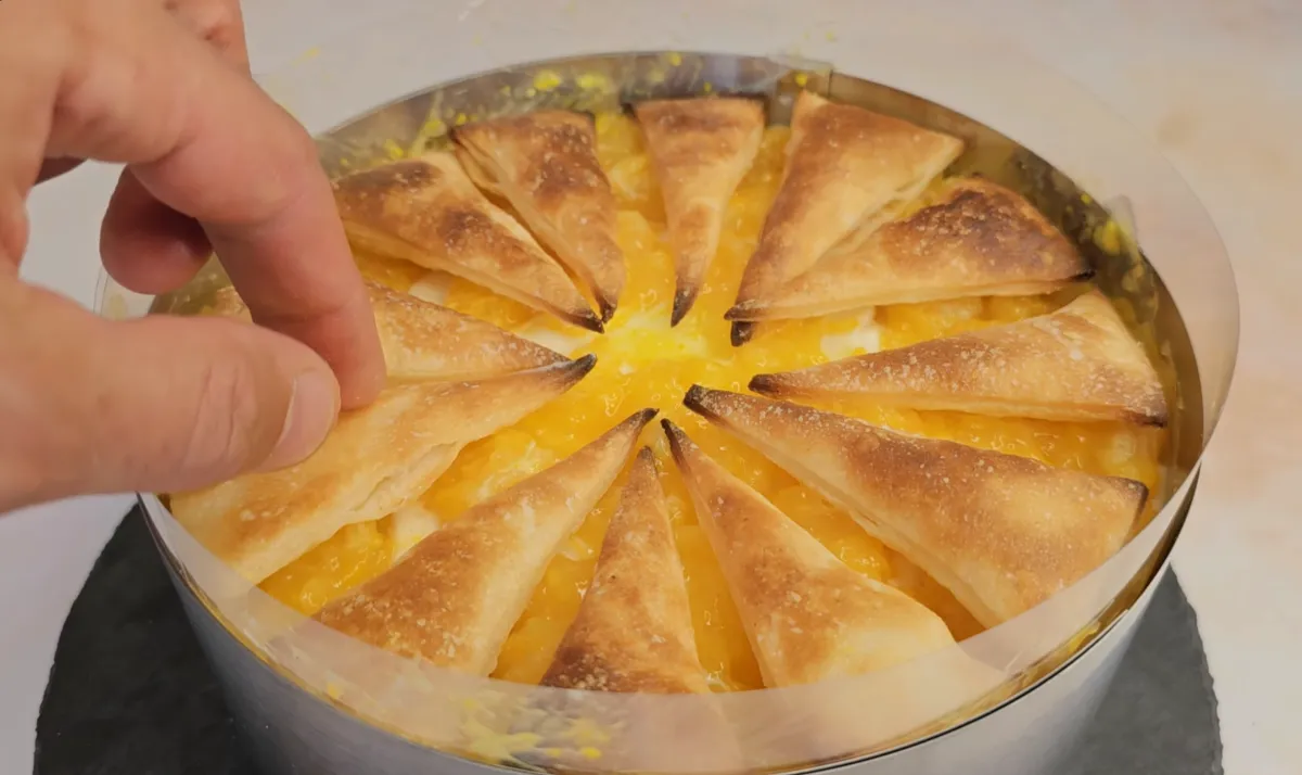 Orange Puff Pastry Cake step 18