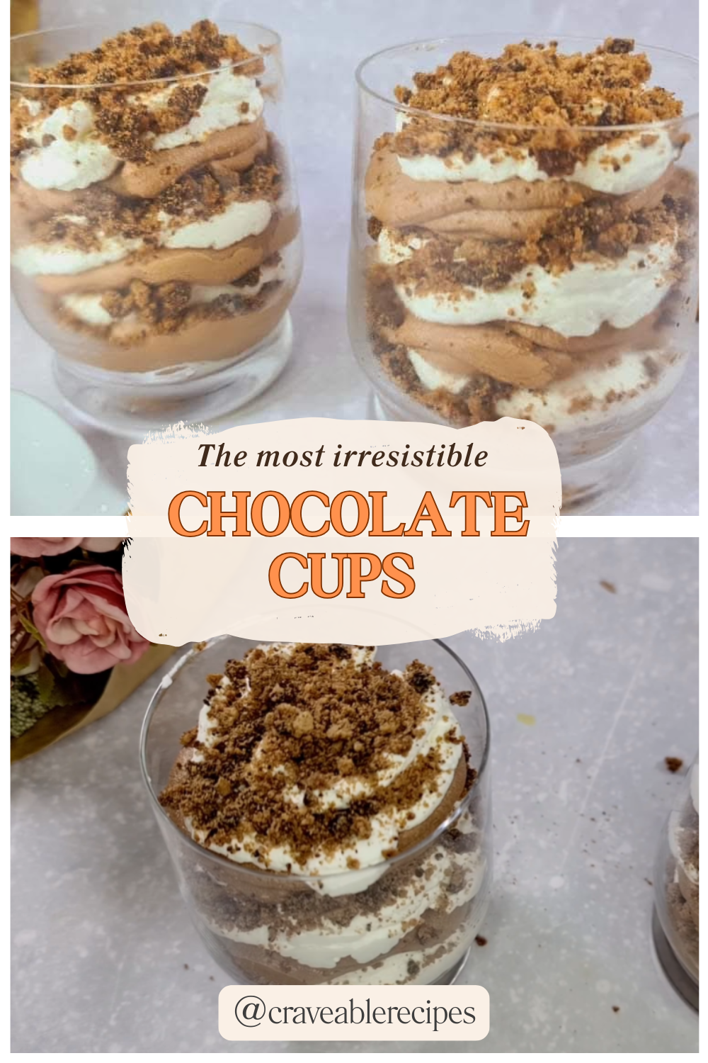 Oreo Chocolate Cups Pinterest pin