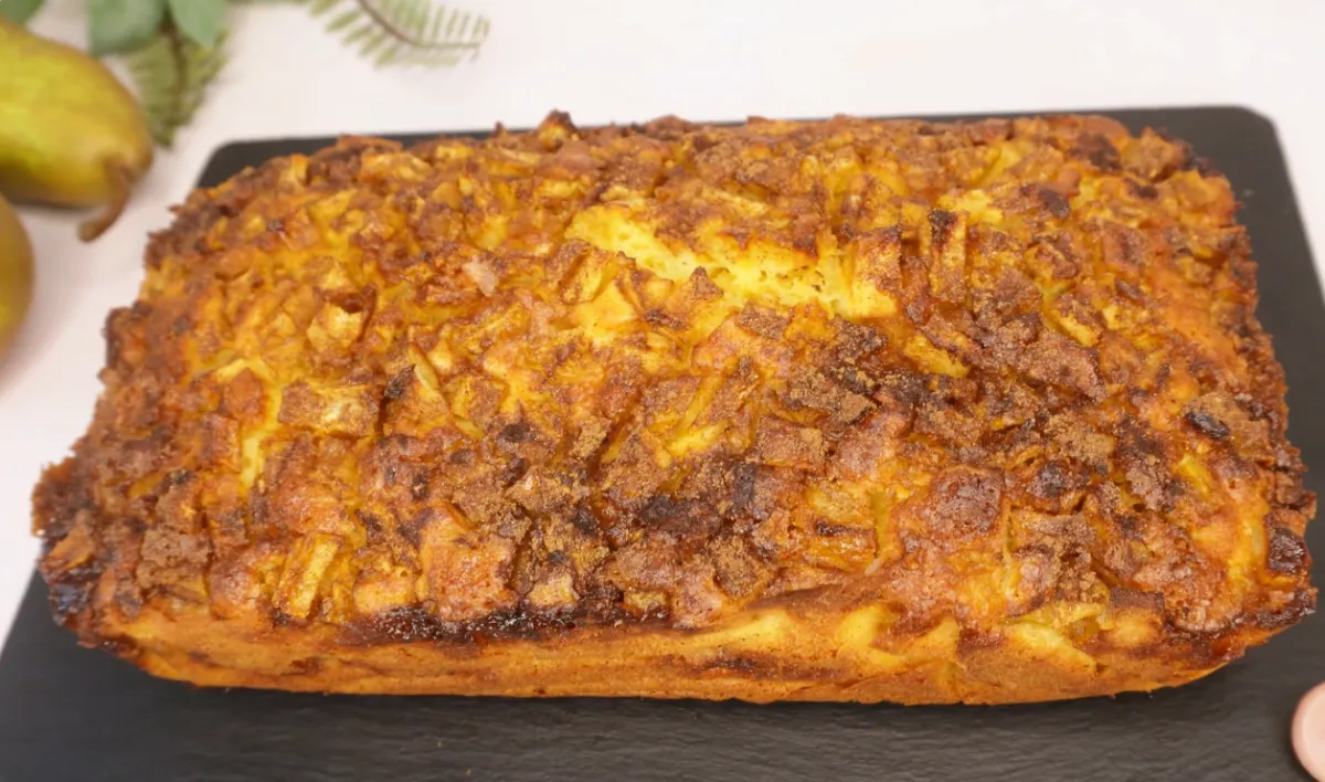 Pear Cinnamon Cake step 13