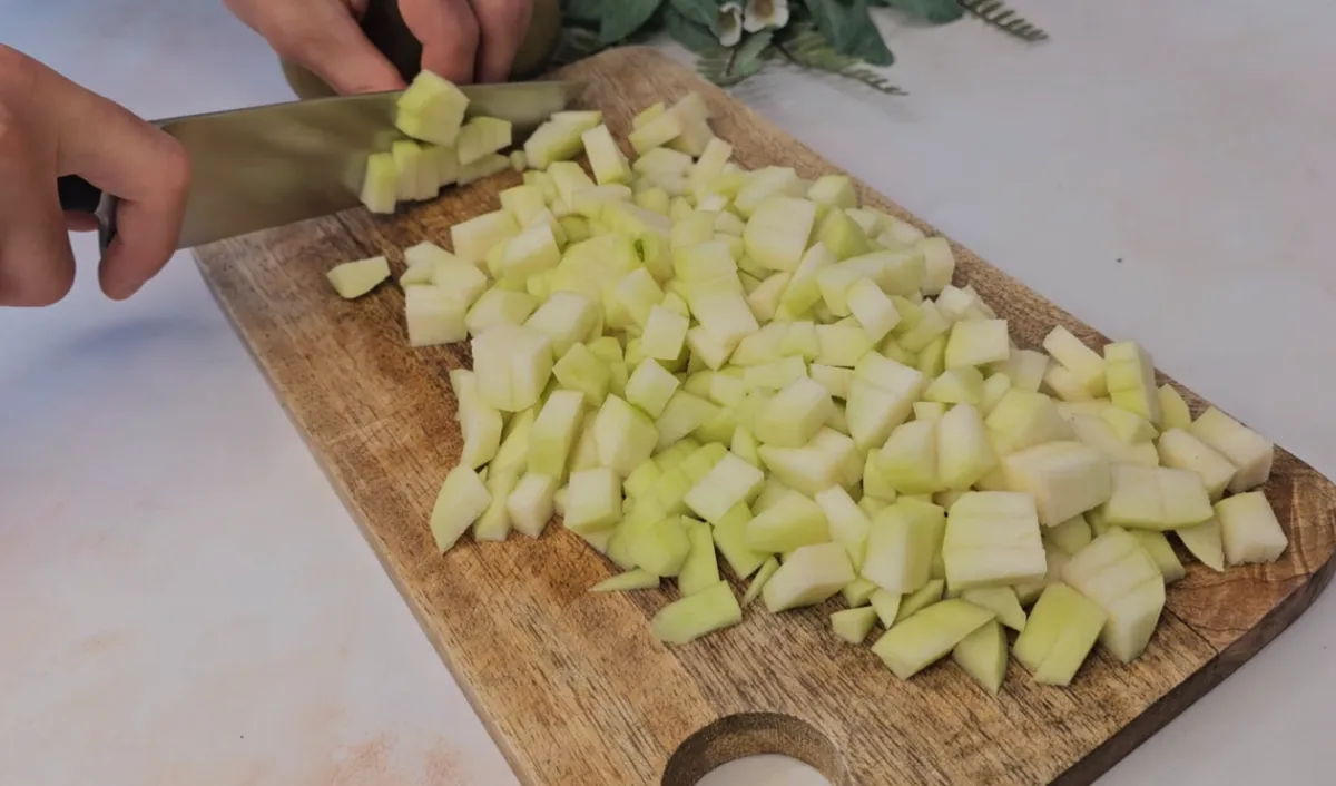 Pear Cinnamon Cake step 2