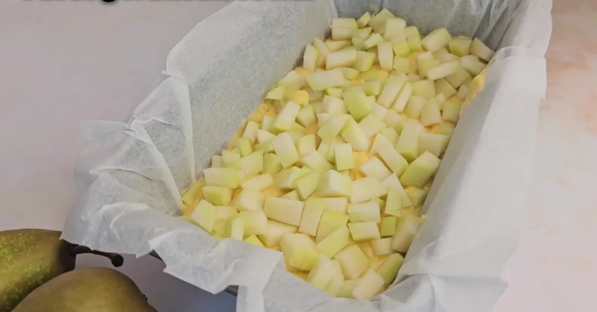 Pear Cinnamon Cake step 8