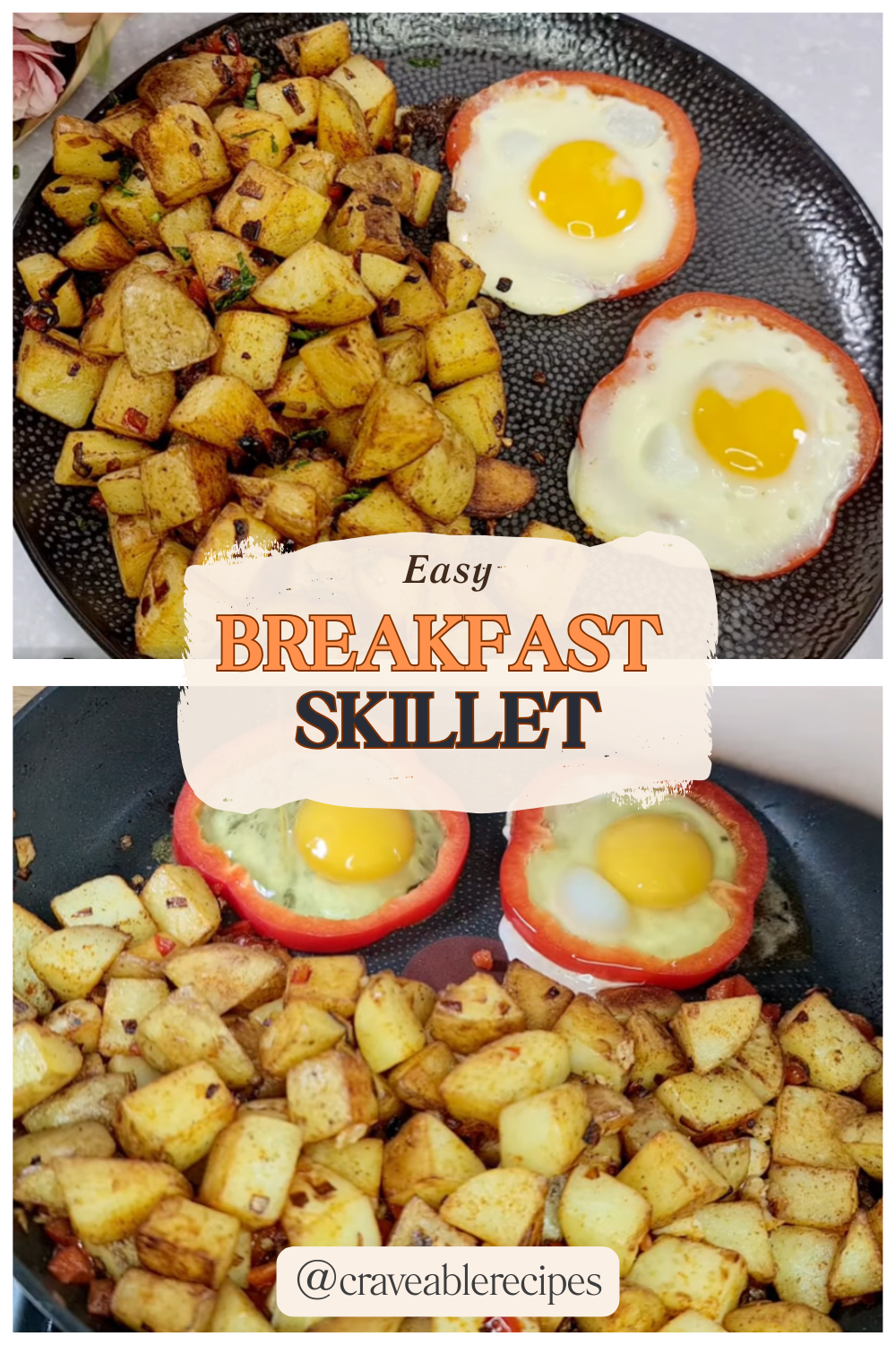Potato and Egg Skillet Pinterest pin