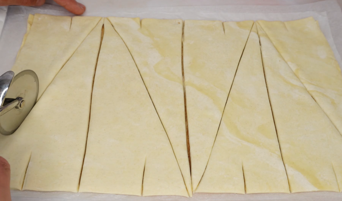 Puff Pastry Nutella Croissants step 6