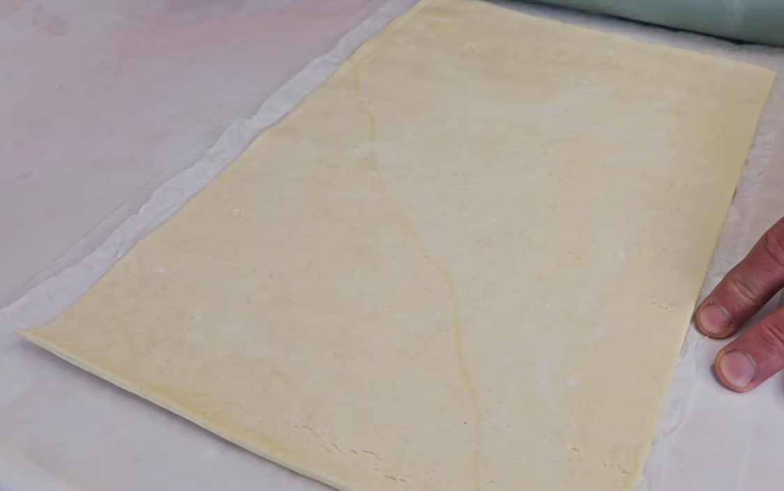 Raspberry Puff Pastry Strudel step 2