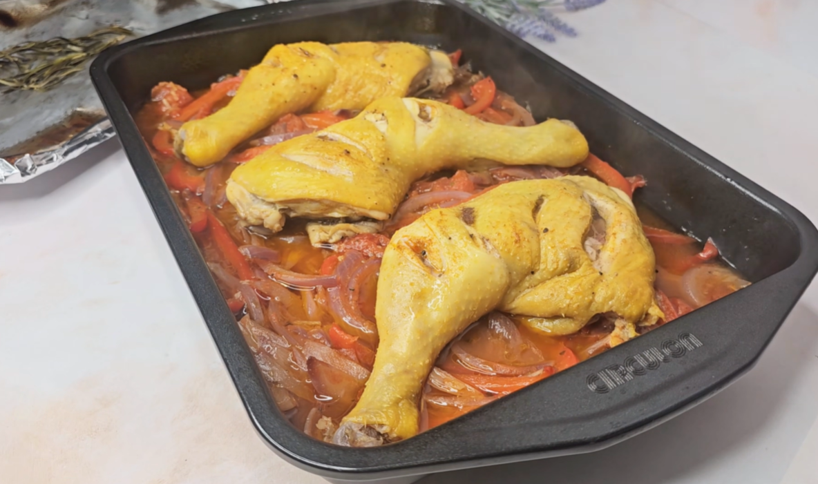 Roasted Chicken Legs with Potatoes  step 11