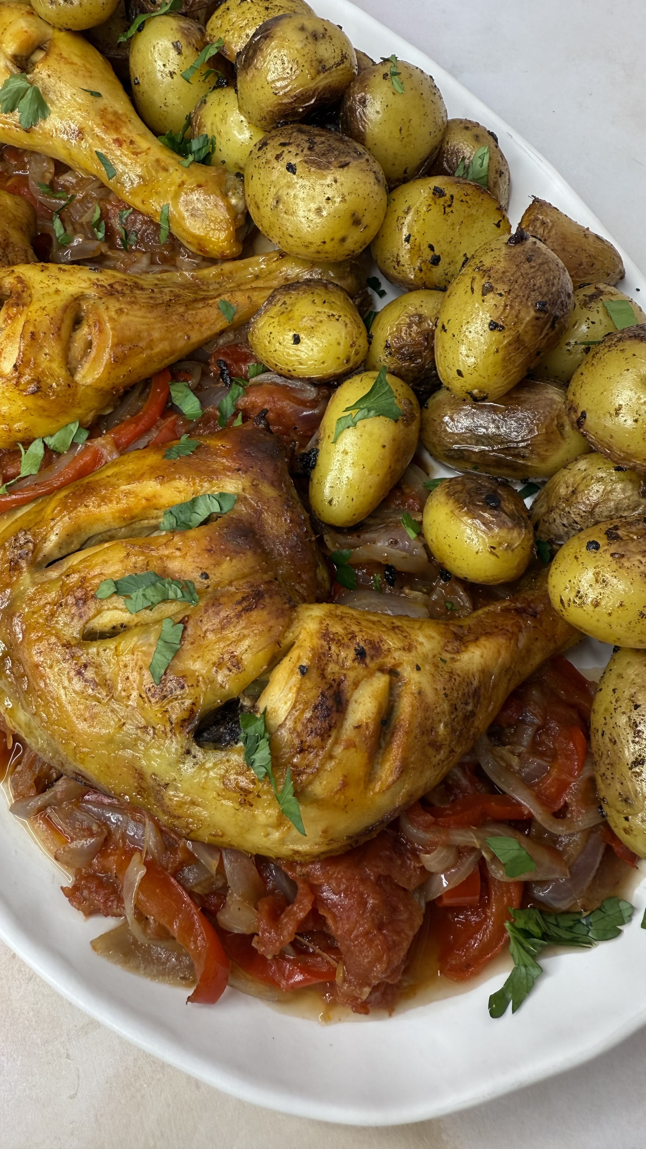 Roasted Chicken Legs with Potatoes  step 17