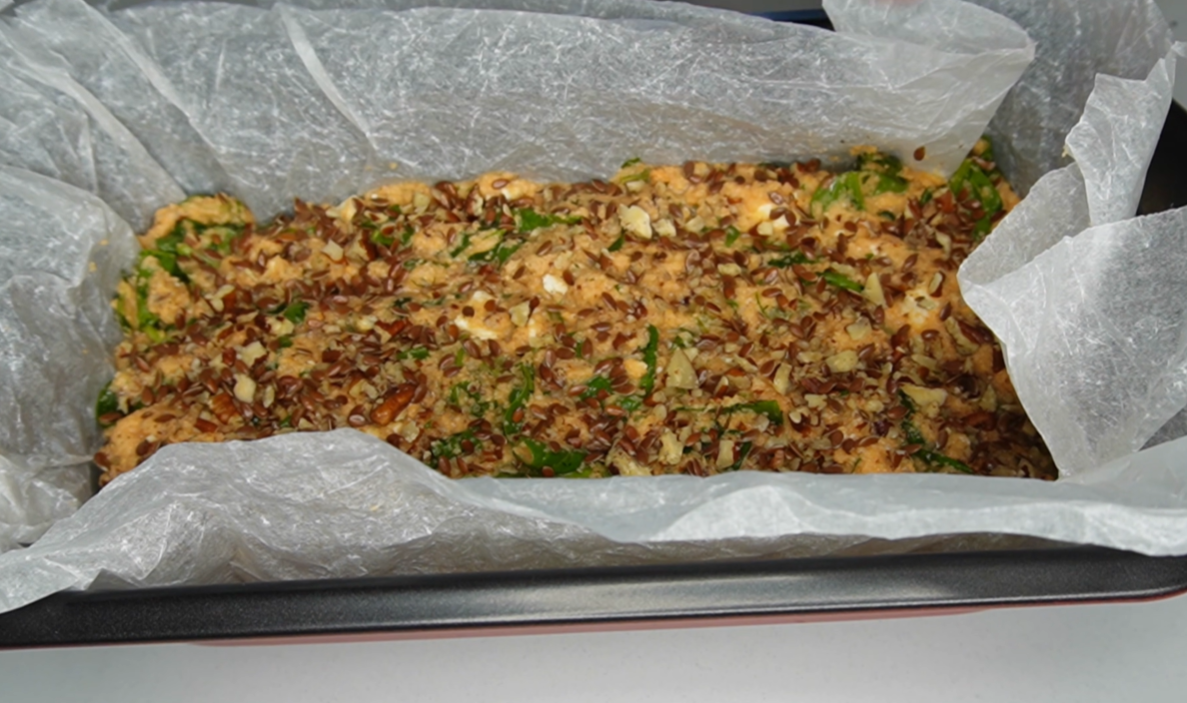 Savory Lentil Bread with Spinach & Feta step 10