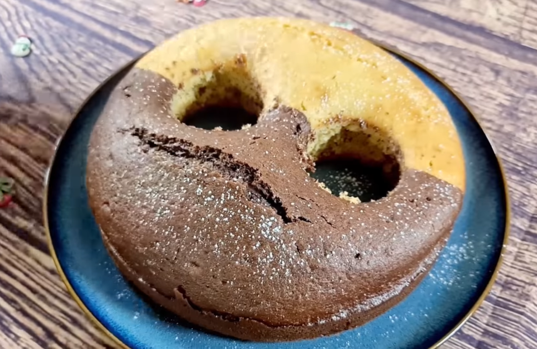Soft Marble Cake step 10