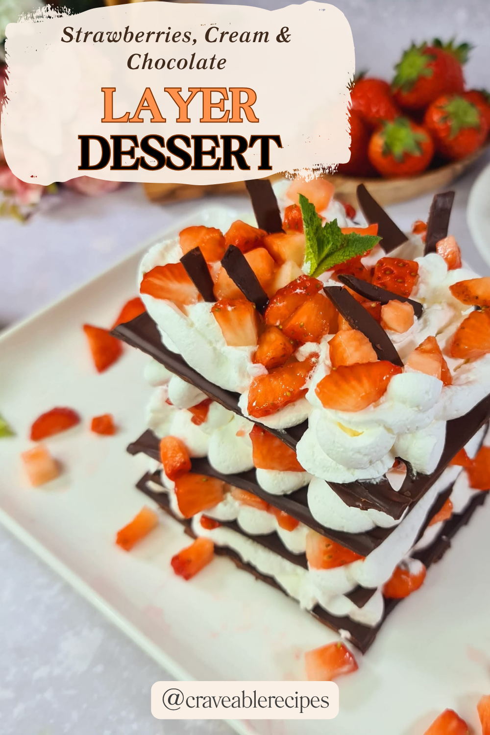 Strawberry Chocolate Treat Pinterest pin