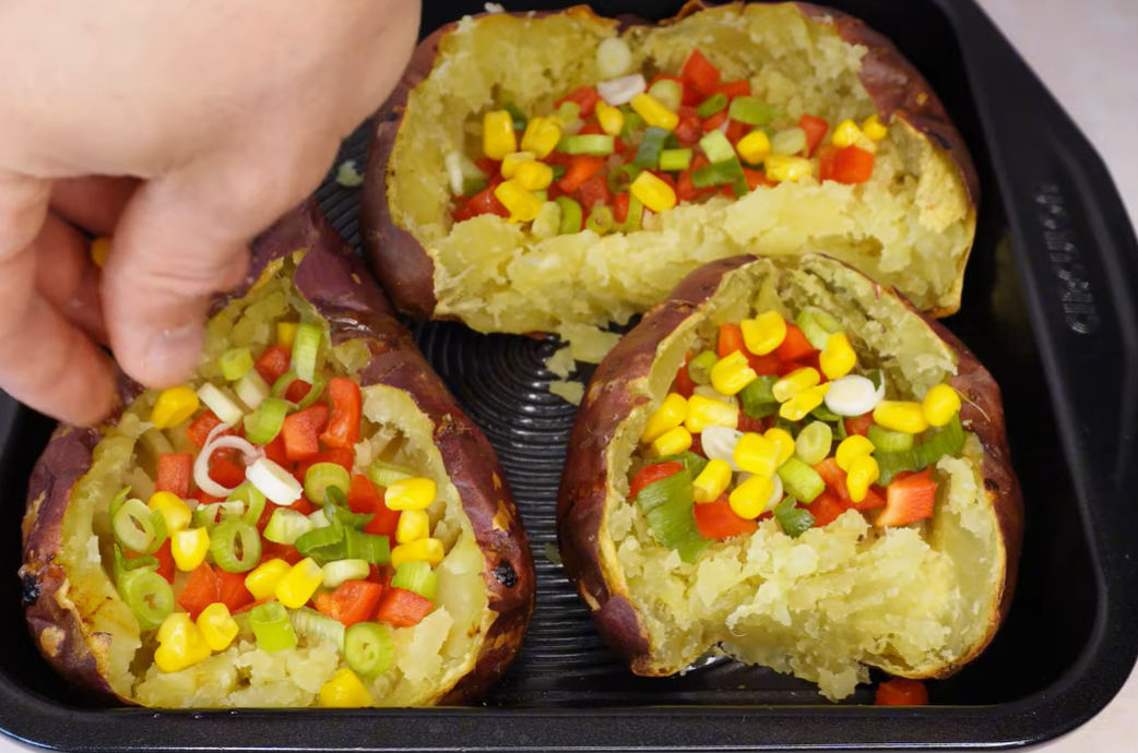 Stuffed Baked Sweet Potatoes step 7