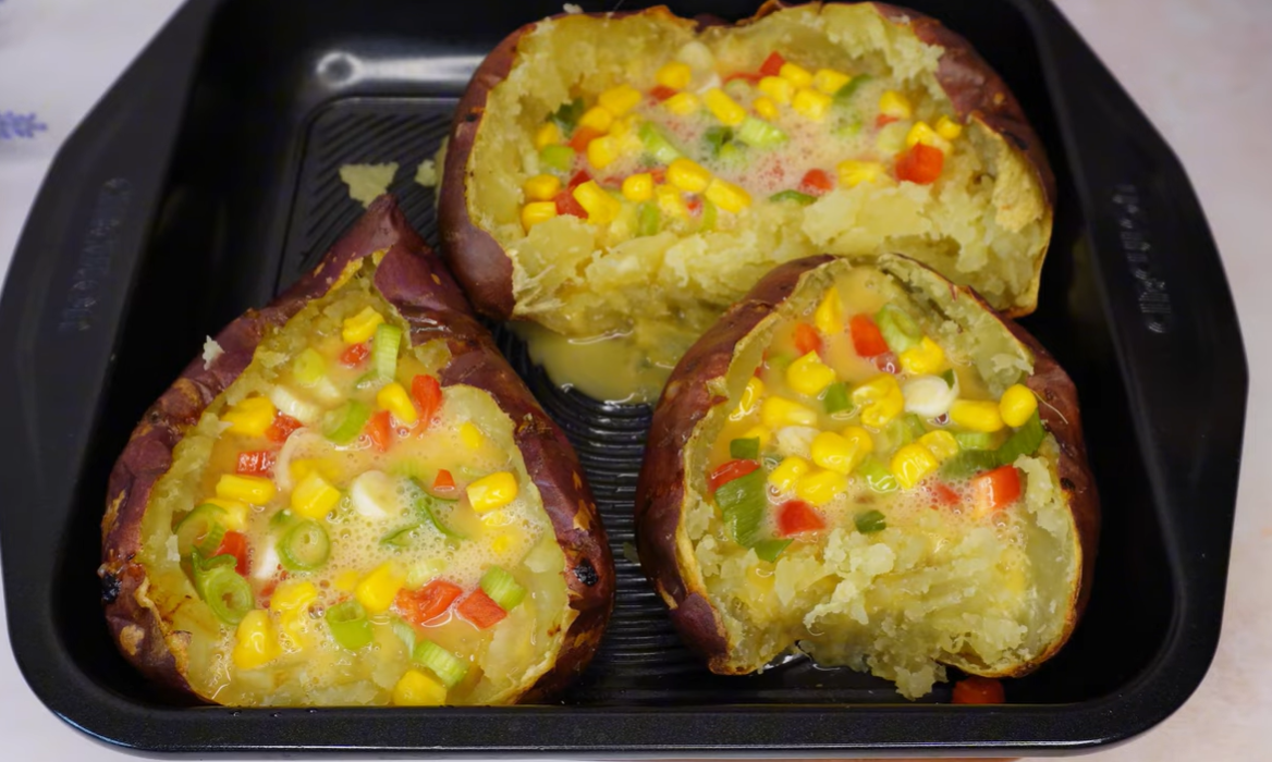 Stuffed Baked Sweet Potatoes step 9
