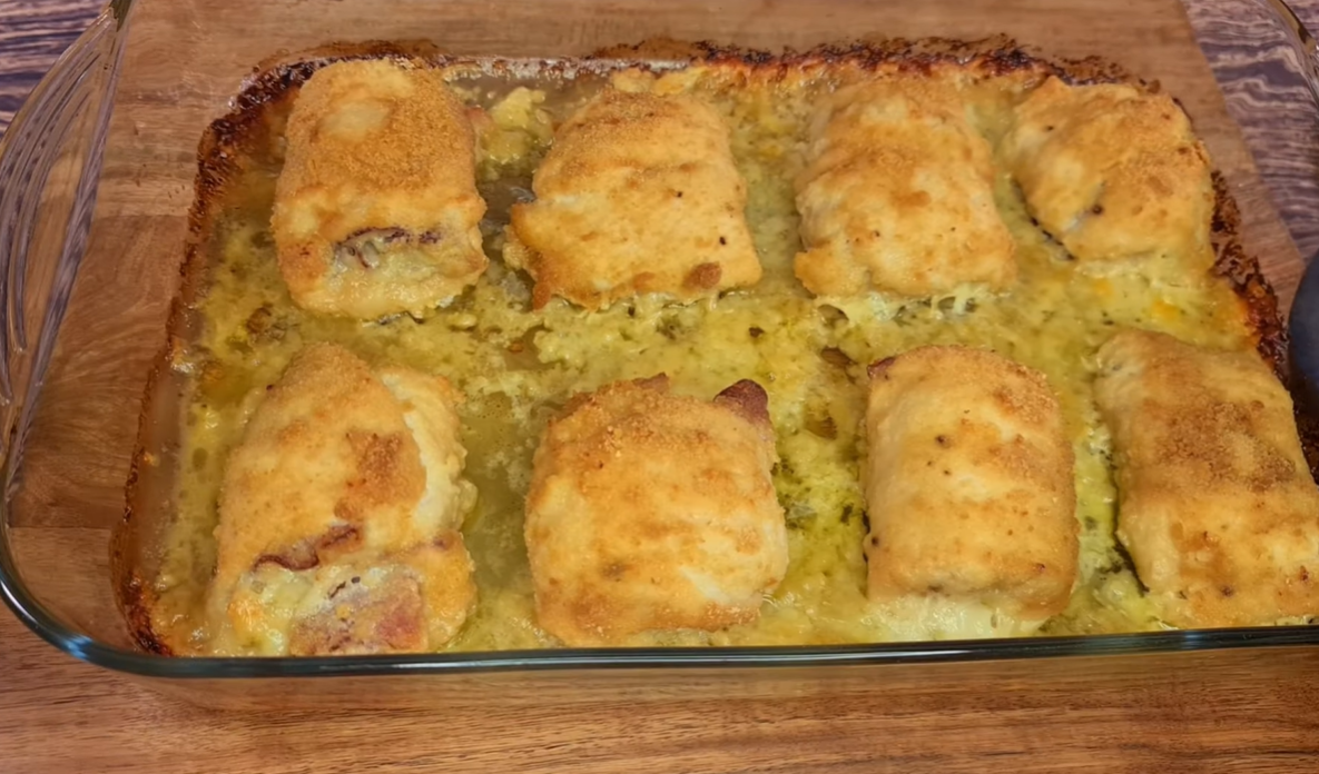 Stuffed Chicken Rolls step 12