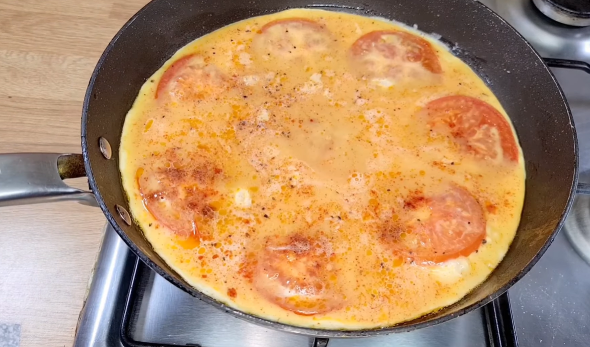 Tomato Omelette step 5