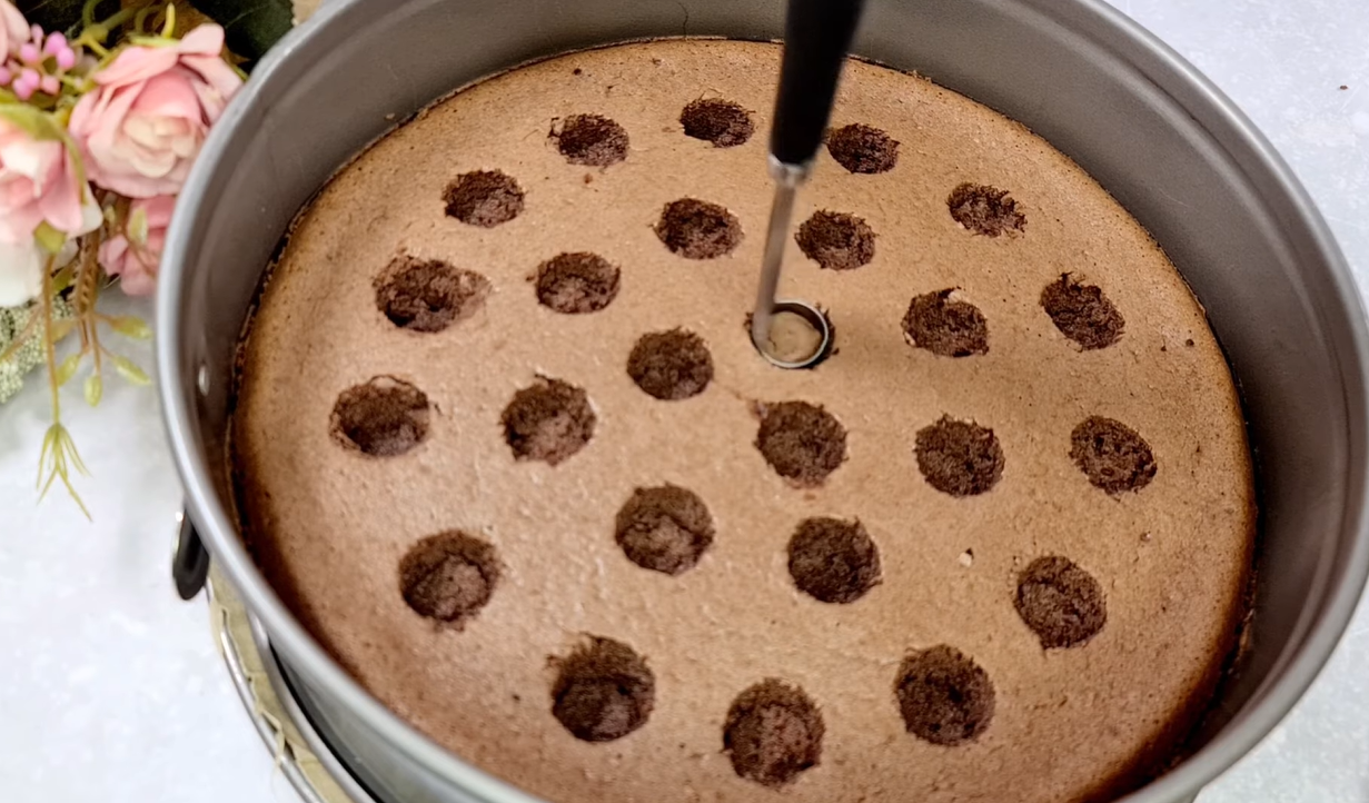 Vanilla Chocolate Cake step 7