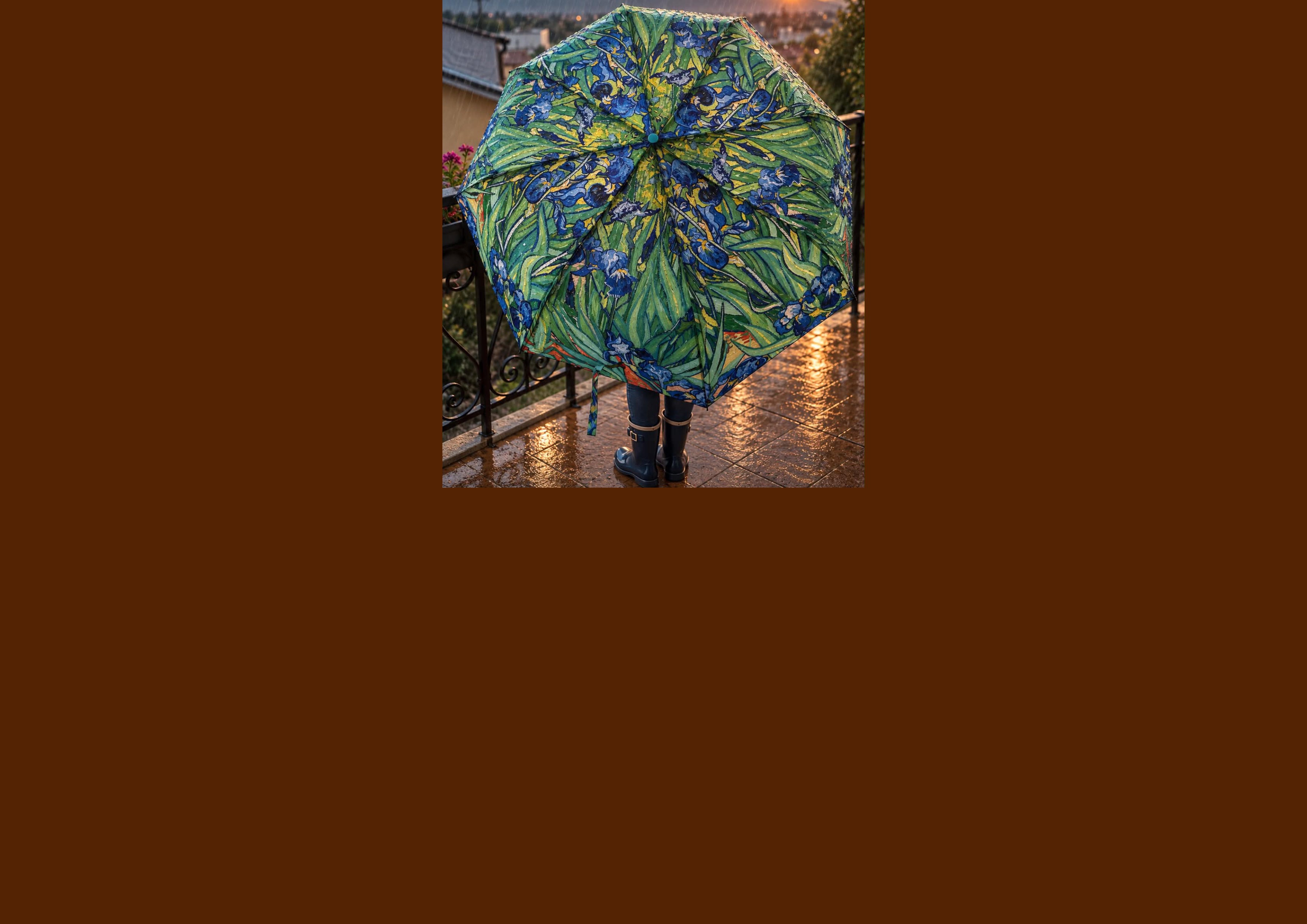 Ombrello Pieghievole di Van Gogh - immagine 3
