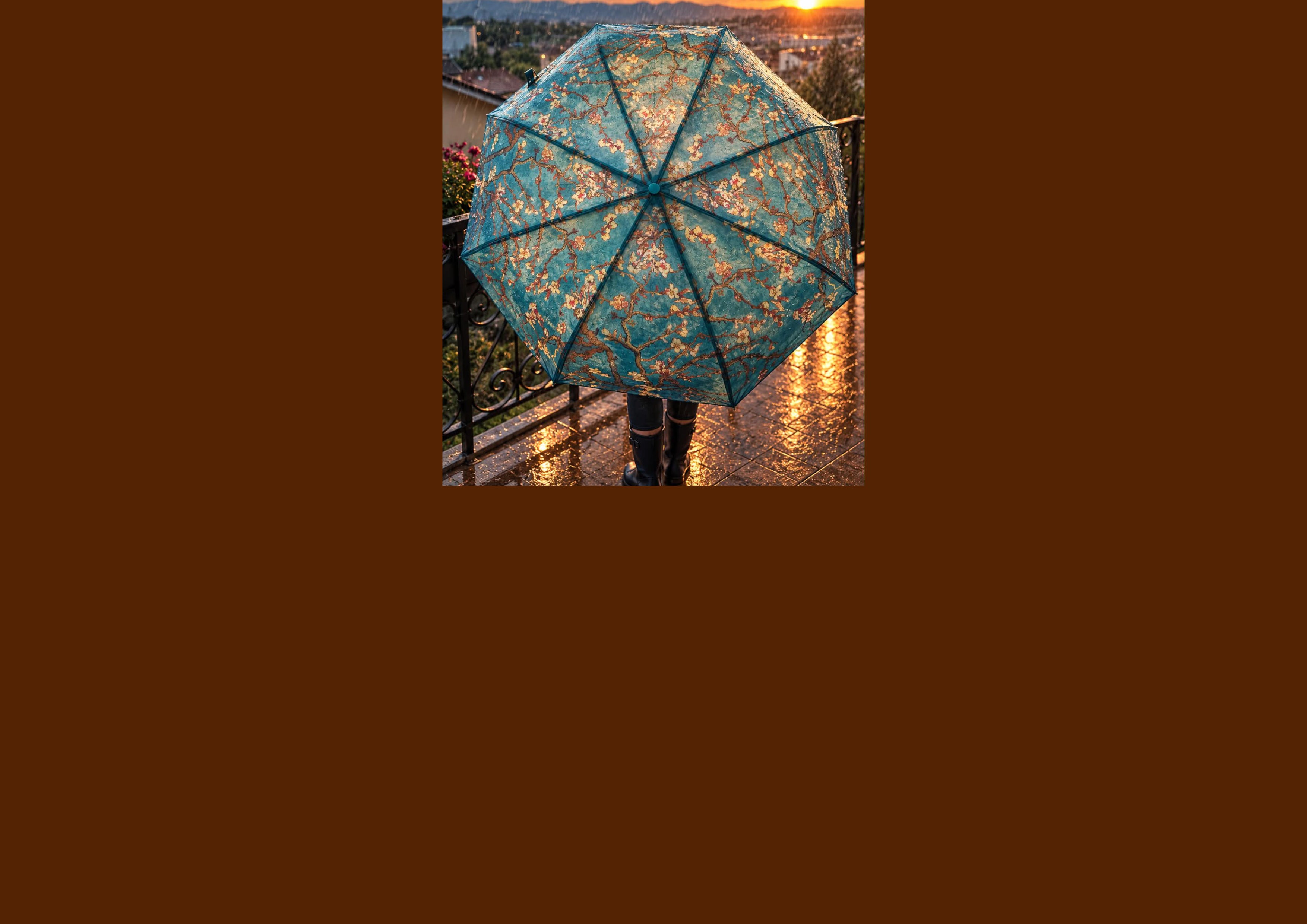 Ombrello Pieghievole di Van Gogh - immagine 3