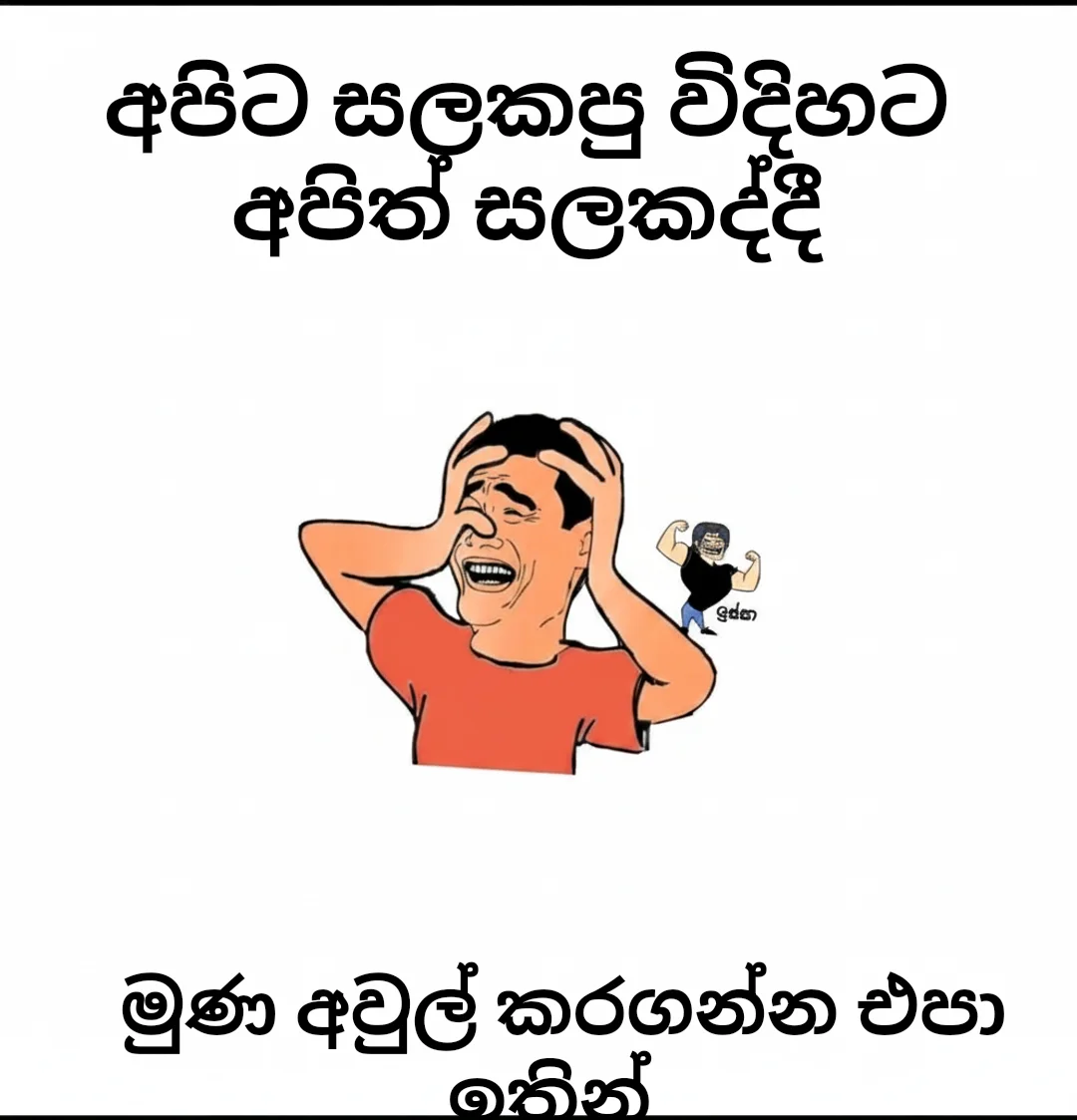 Laughing Facepalm Meme: අපිට සලකපු විදිහට අපිත් සලකද්දී / මුණ අවුල් කරගන්න එපා ඉතින්