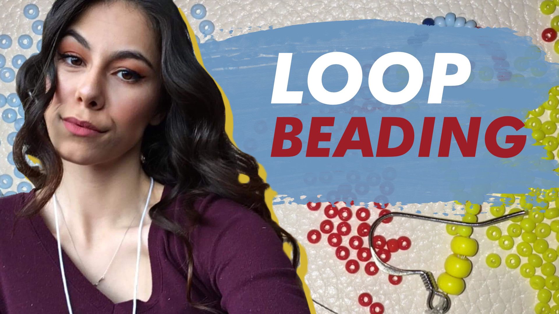 Loop Beaded Earring Tutorial