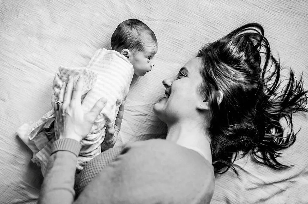 New Born Photoshoot At Home Lifestyle