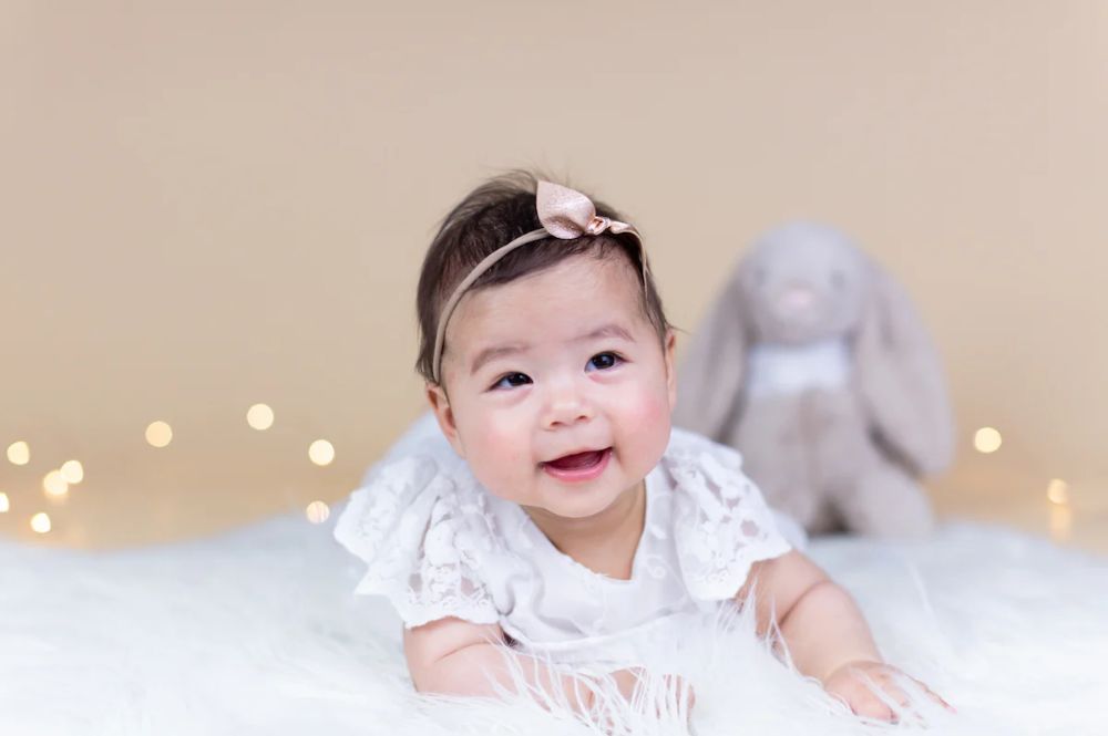 Creative Baby Photography of Soft Studio Light Portraits
