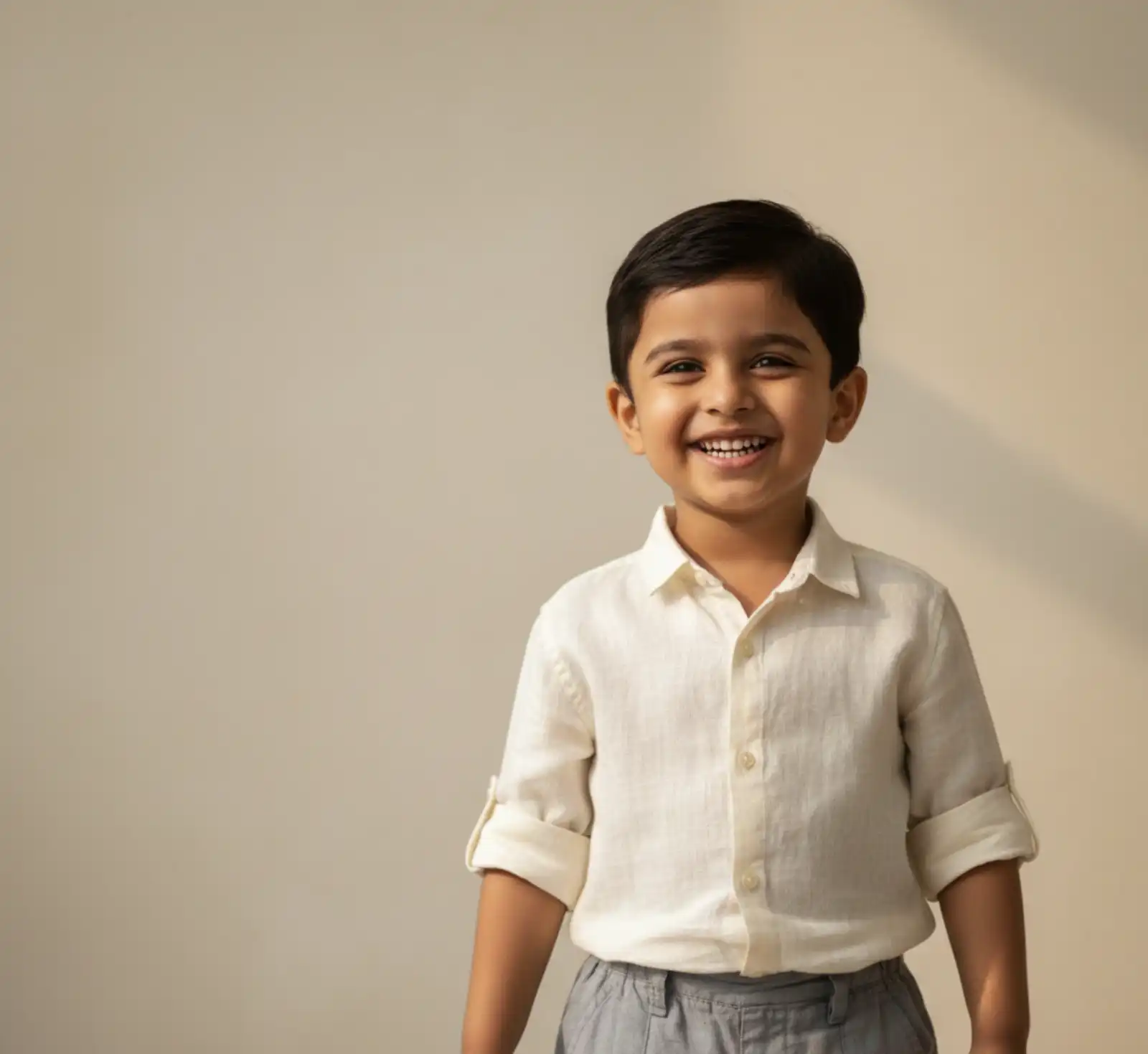 Minimalist Kid Portrait Photoshoot