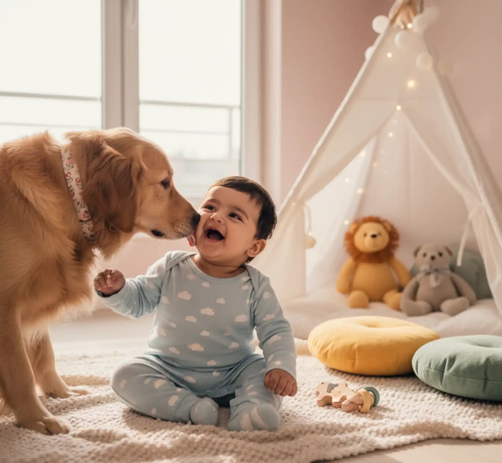 Baby with Pet Photoshoot