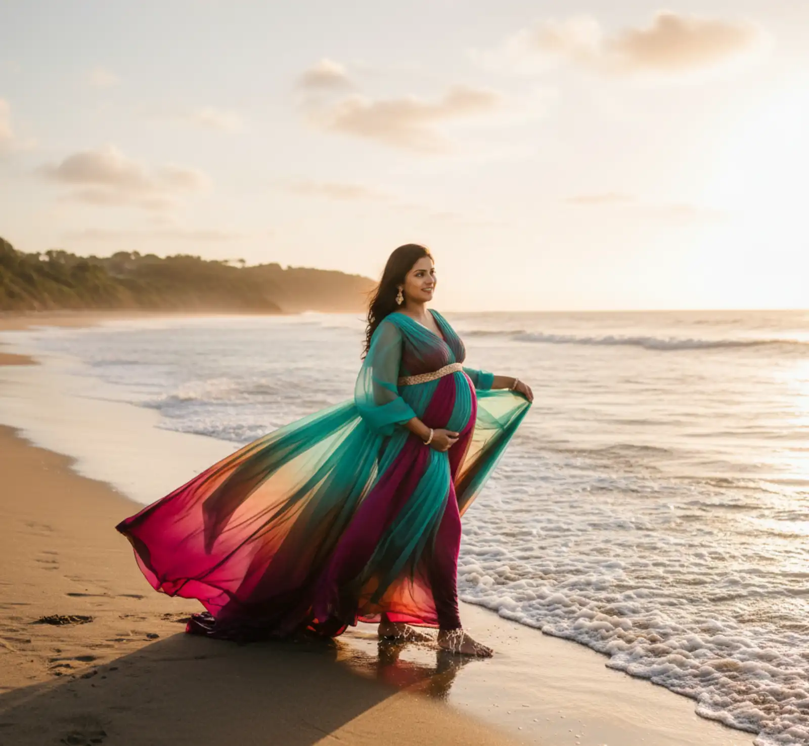 Beach Maternity Photoshoot