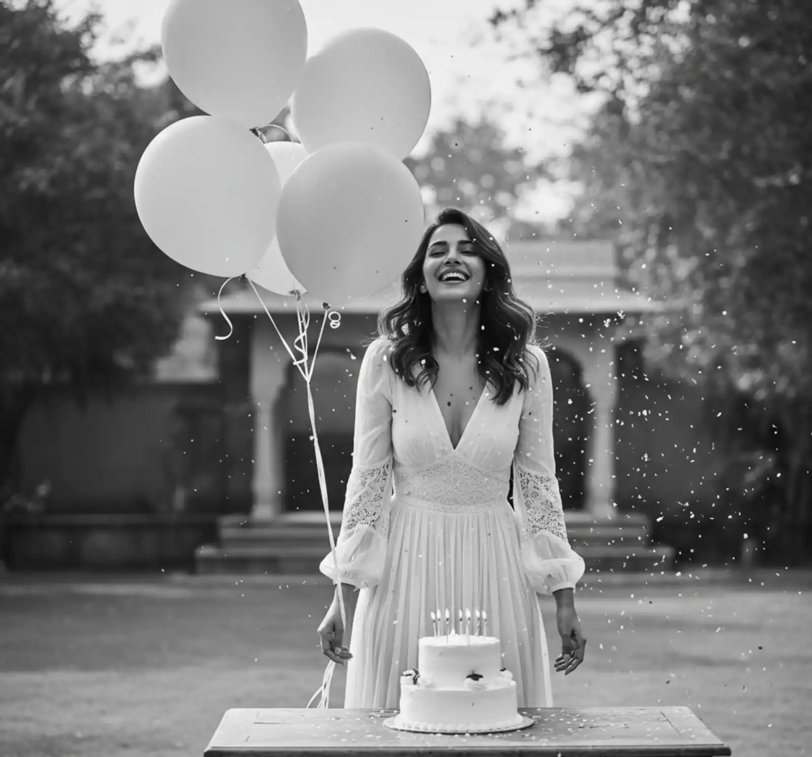 Black & white Birthday Photoshoot