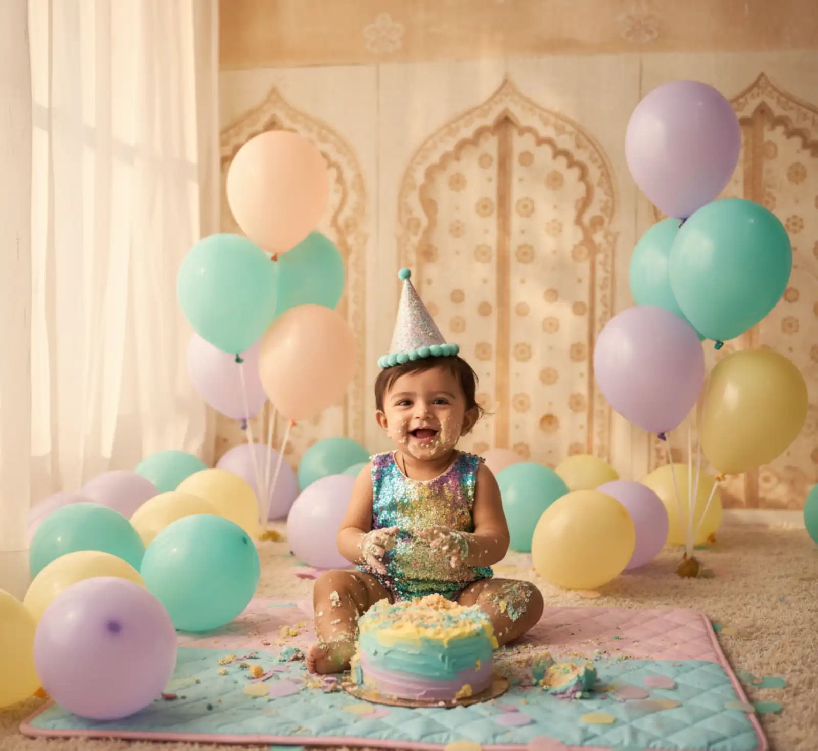 Cake Smash Baby Photoshoot 