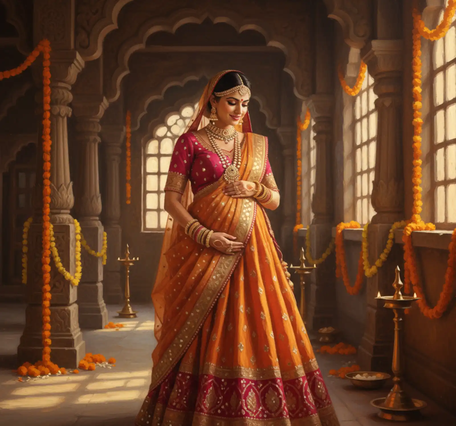 Cultural Maternity Photoshoot