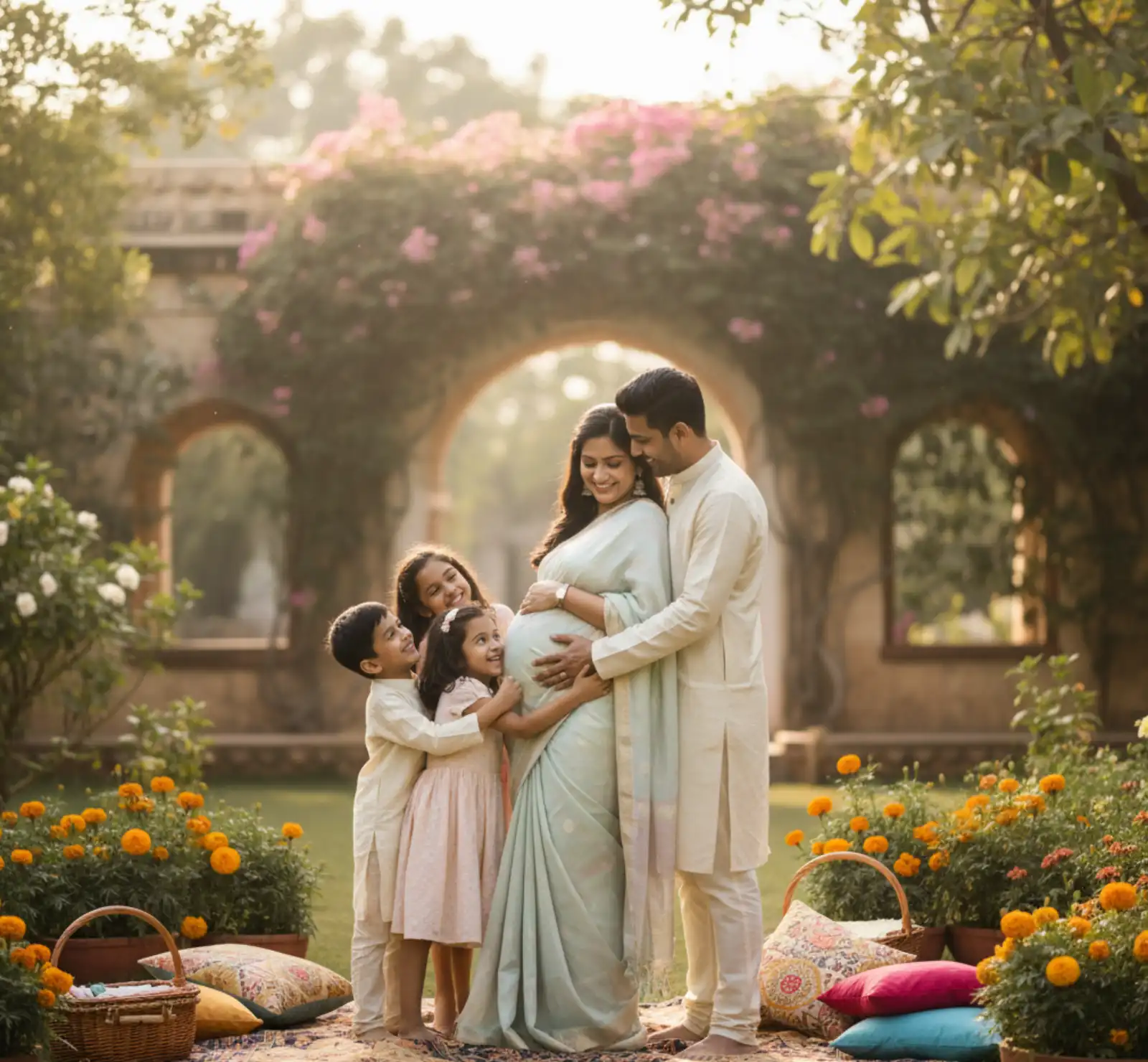 Family Maternity Photoshoot