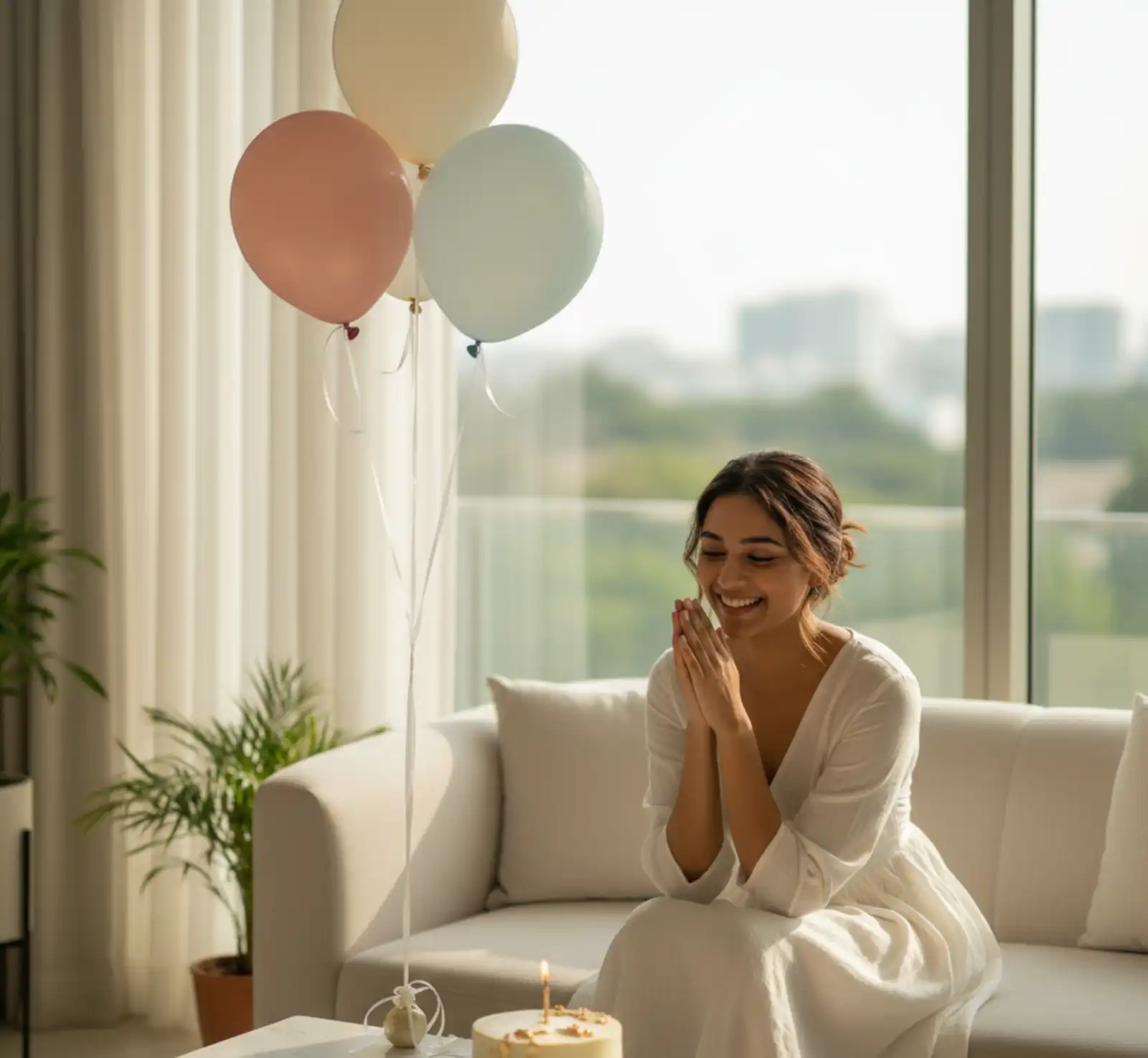 Minimalist Birthday Photoshoot