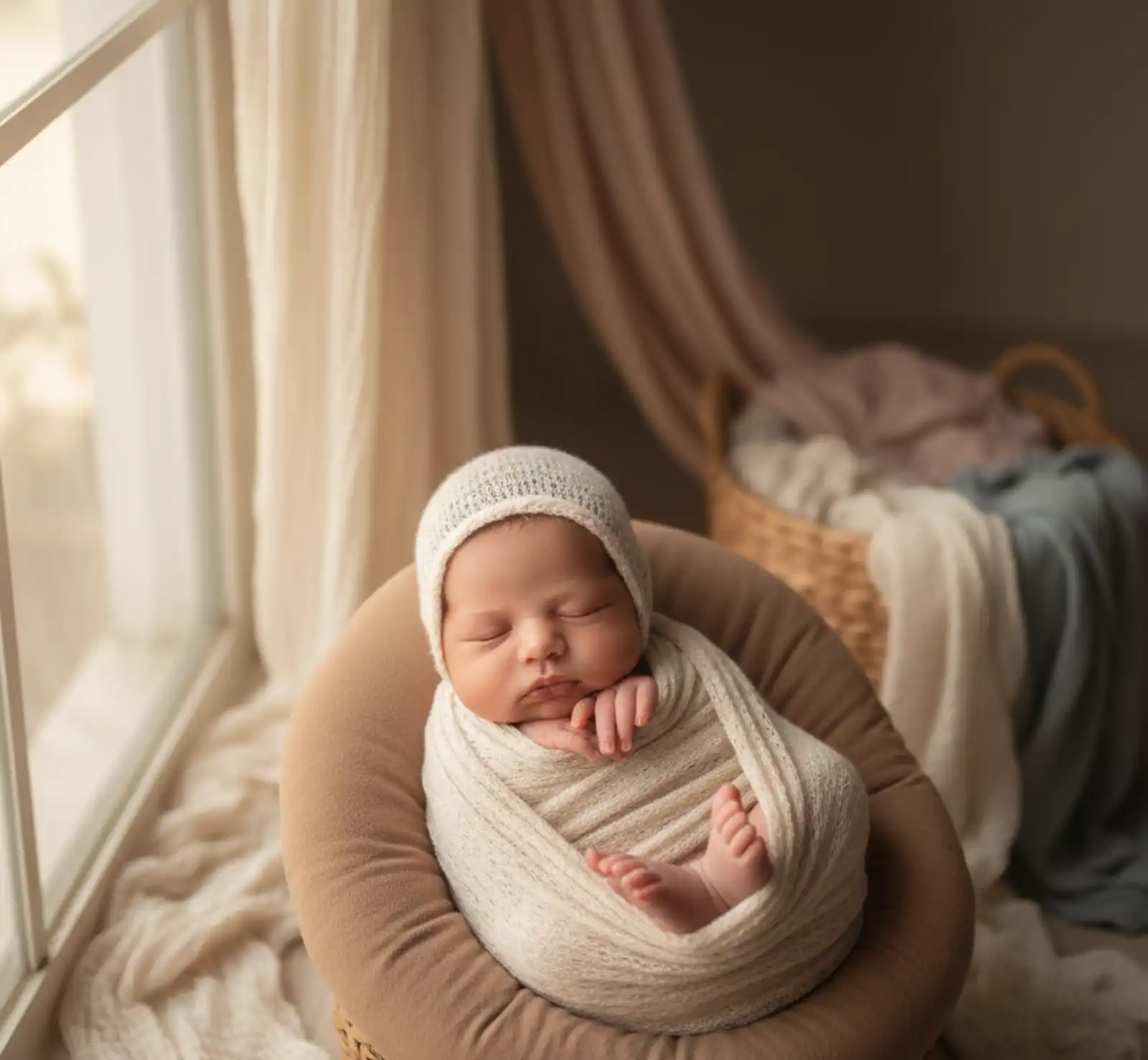 Newborn Swaddle Photoshoot
