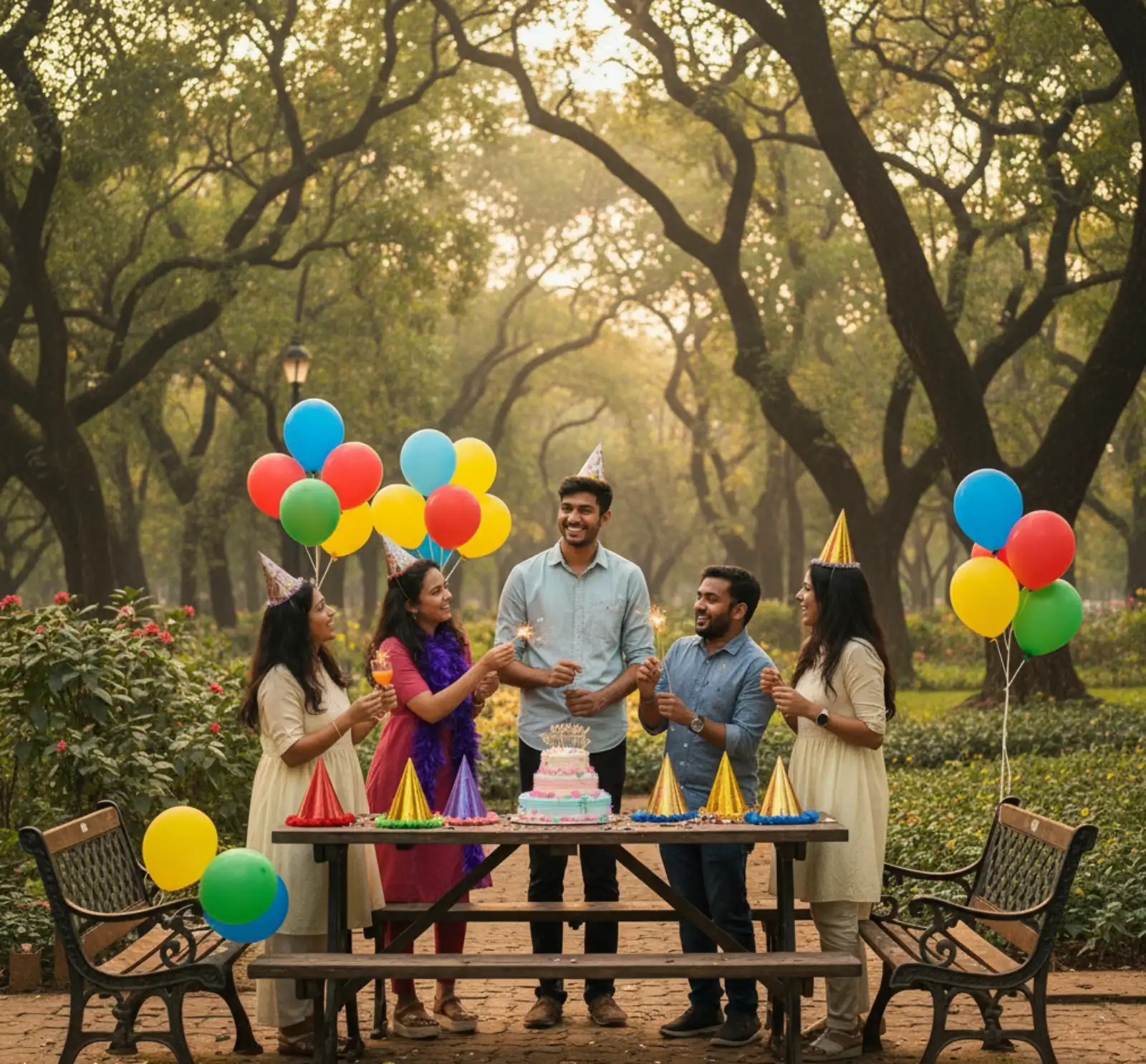 Outdoor Garden Birthday Photoshoot