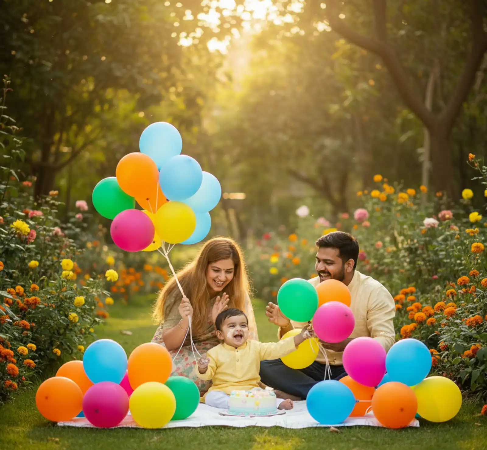 Outdoor Garden Birthday Photoshoot