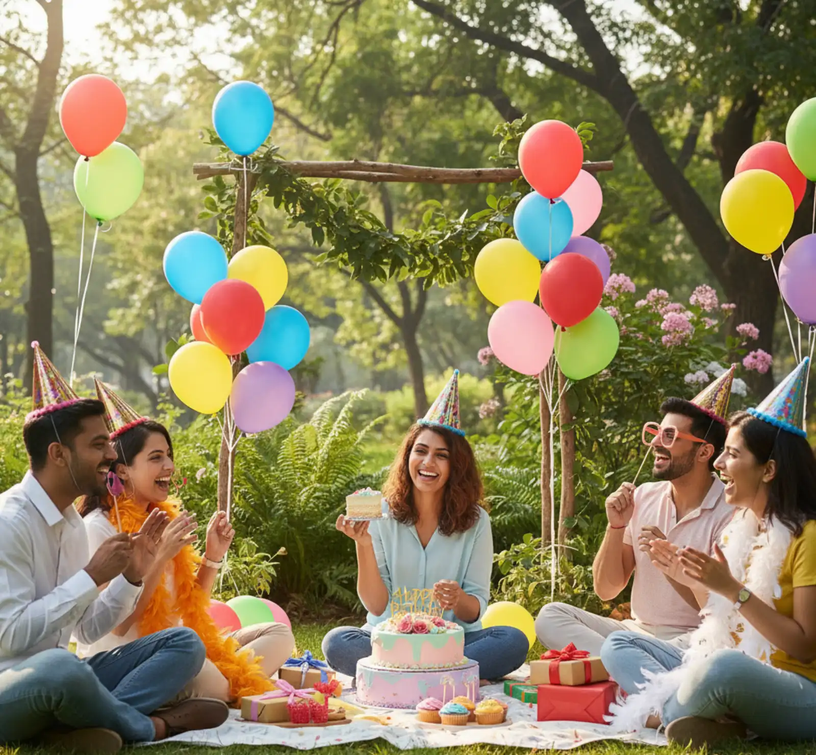 Outdoor Garden Birthday Photoshoot