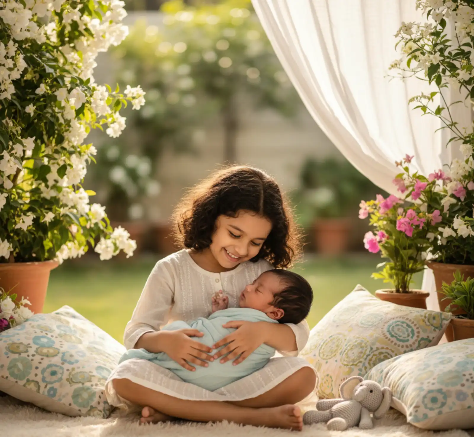 Sibling & Baby Photoshoot