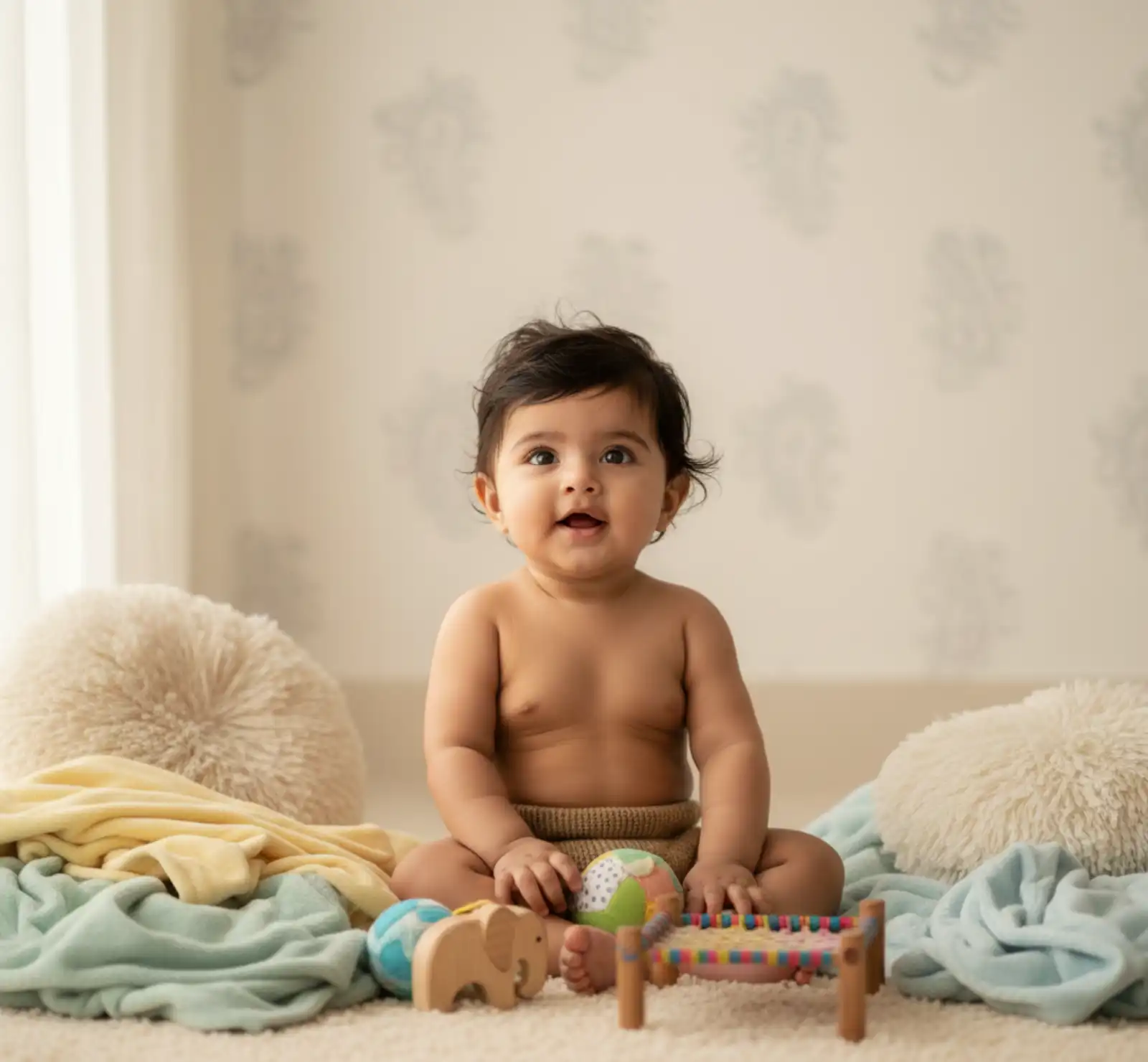 Sitter Baby Photoshoot