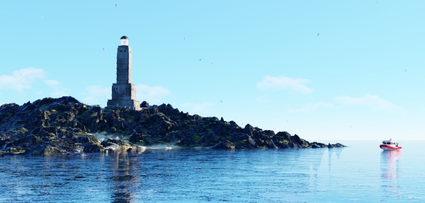 The lighthouse rock