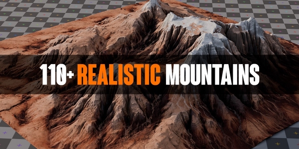 Realistic Mountains Collection