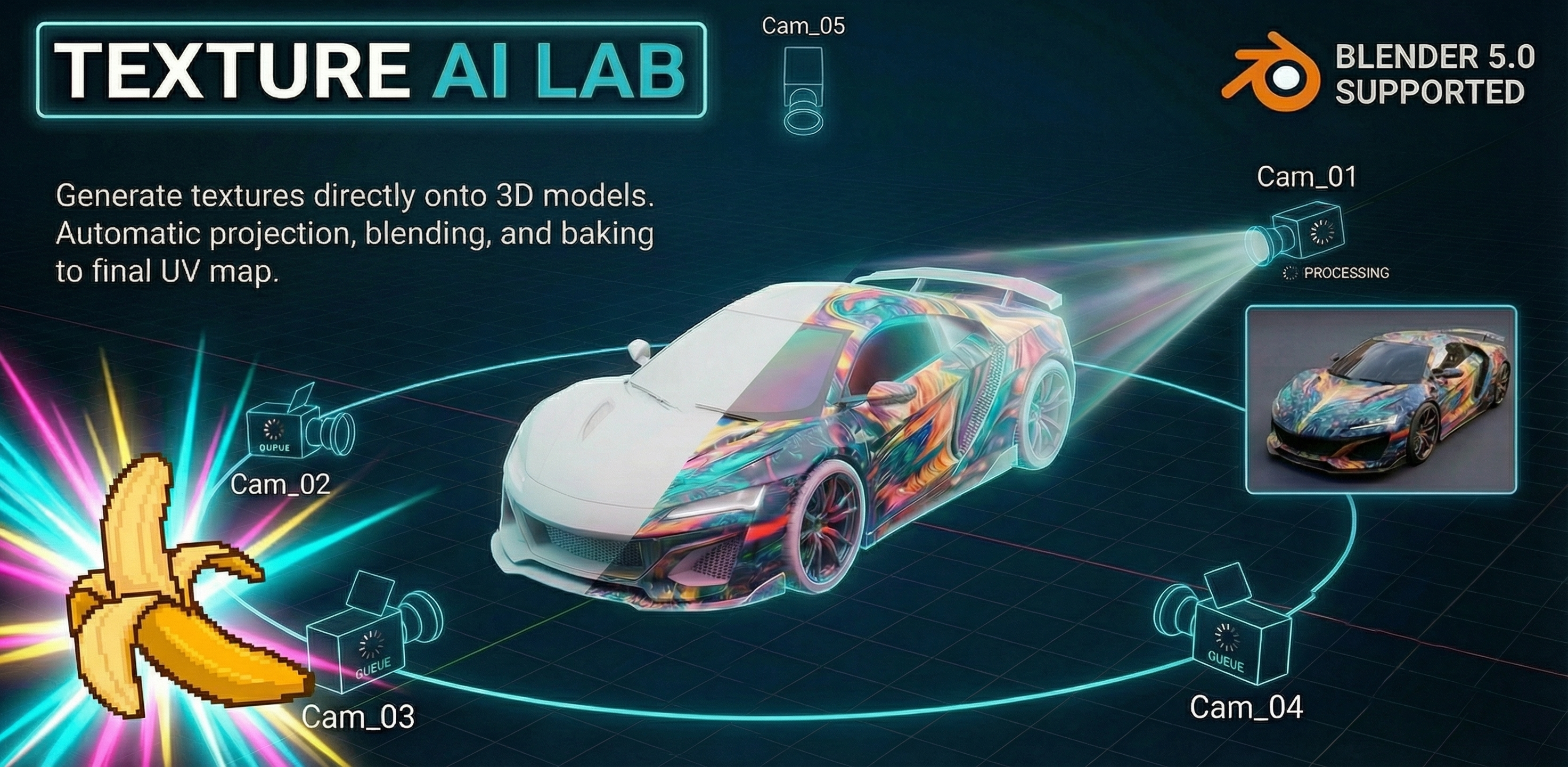 Texture AI Lab V1.0.0 For Blender
