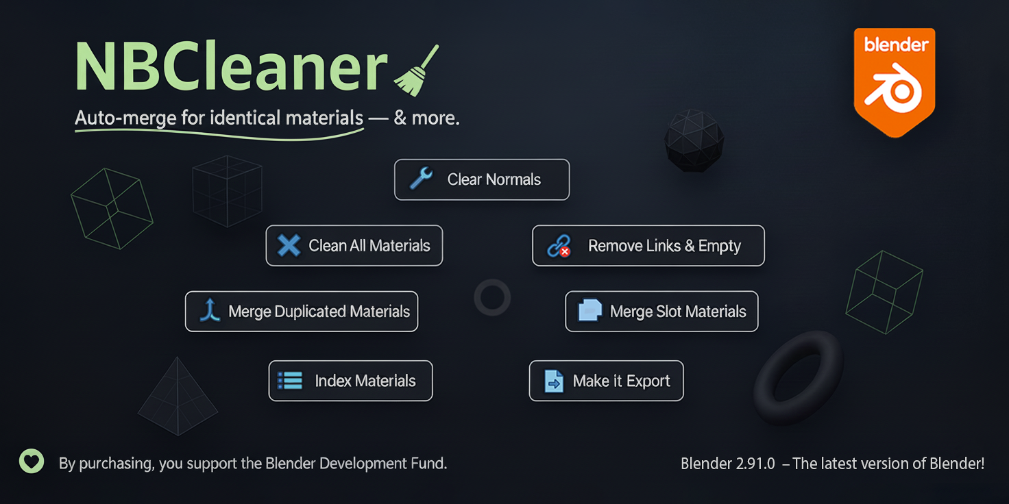 Nbcleaner V1.0.3 For Blender