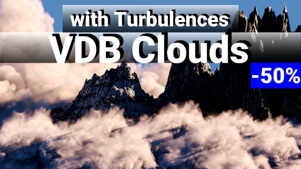VDB Clouds - 188 VDBs (Asset Browser)