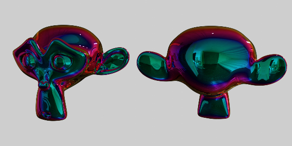 Procedural iridescent material